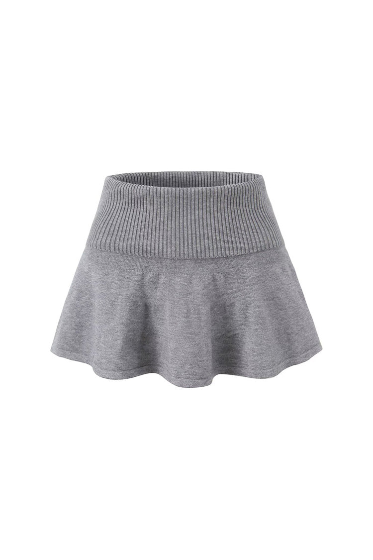 rurumu: 2021ss symbiosis knit mini skirt