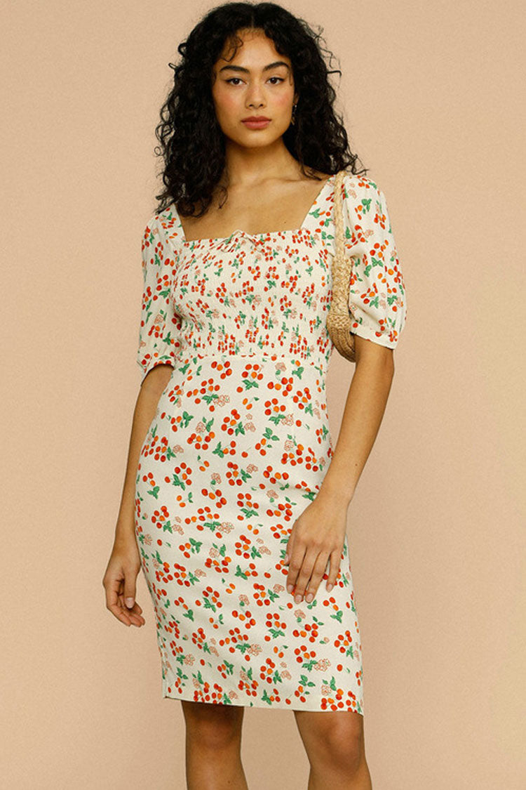 Vintage cherry dress on sale