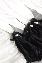 Asymmetric One Shoulder Mesh Panel Satin Pleated Formal Maxi Dress