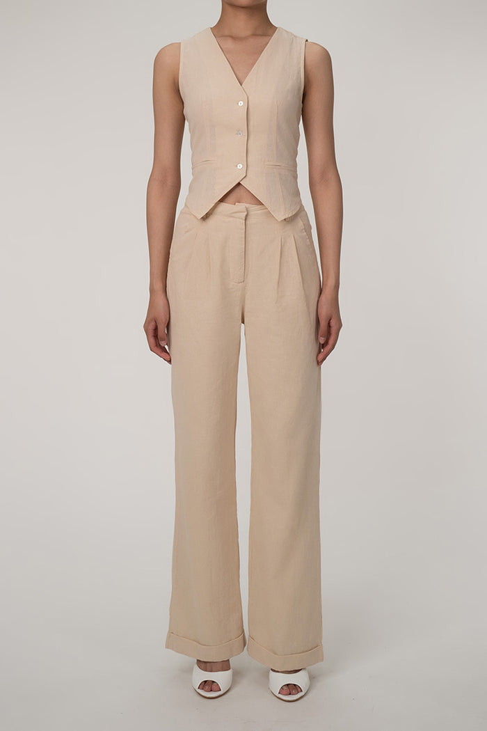 casual-v-neck-button-up-vest-