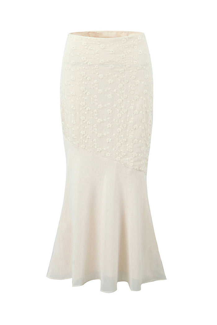 acka mermaid skirt（ivory）size1 Ivory Mermaid Skirt - Etsy