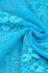 Sexy Opera Glove Sheer Lace Fishtail Sleeveless Halter Evening Maxi Dress