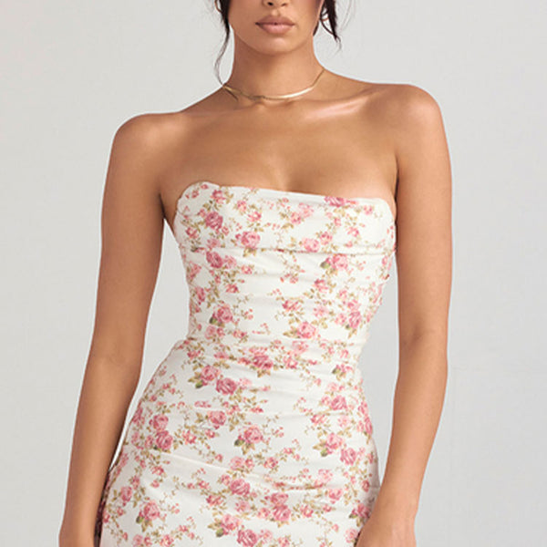 Floral tube dress online