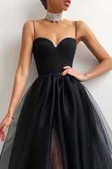 Silky Sweetheart Sleeveless Satin Mesh Fit & Flare Cocktail Midi