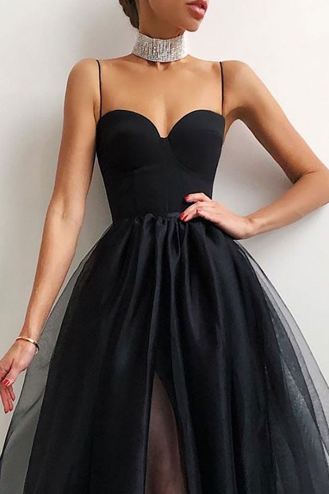 Silky Sweetheart Sleeveless Satin Mesh Fit & Flare Cocktail Midi